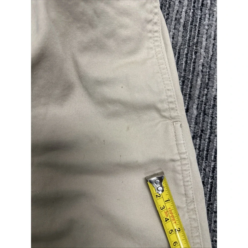 Polo by Ralph Lauren Chino Shorts Men Tan Sz M Cotton Sri Lanka Logo 90s Vintage